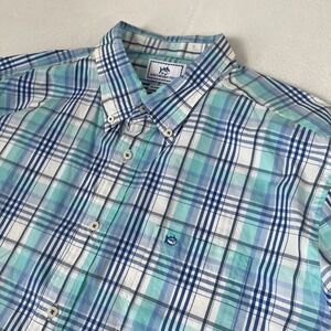 Southern Tide Shirt Mens XL Plaid Classic Fit Long Sleeve Collared Button Down